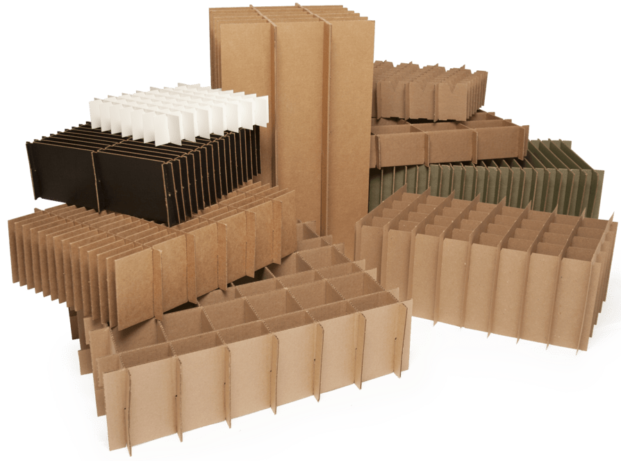 Custom Cardboard Inserts, Wholesale Scored Pad Dividers
